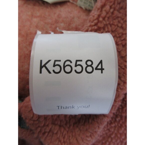 VINTAGE Orvis Jacket Large Salmon Sherpa Fleece Teddy Tapestry Trim * - Picture 13 of 13